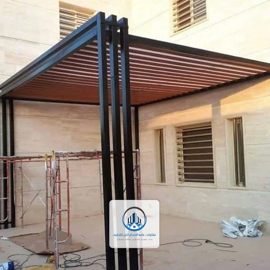 تصميم برجولات حديد القطيف