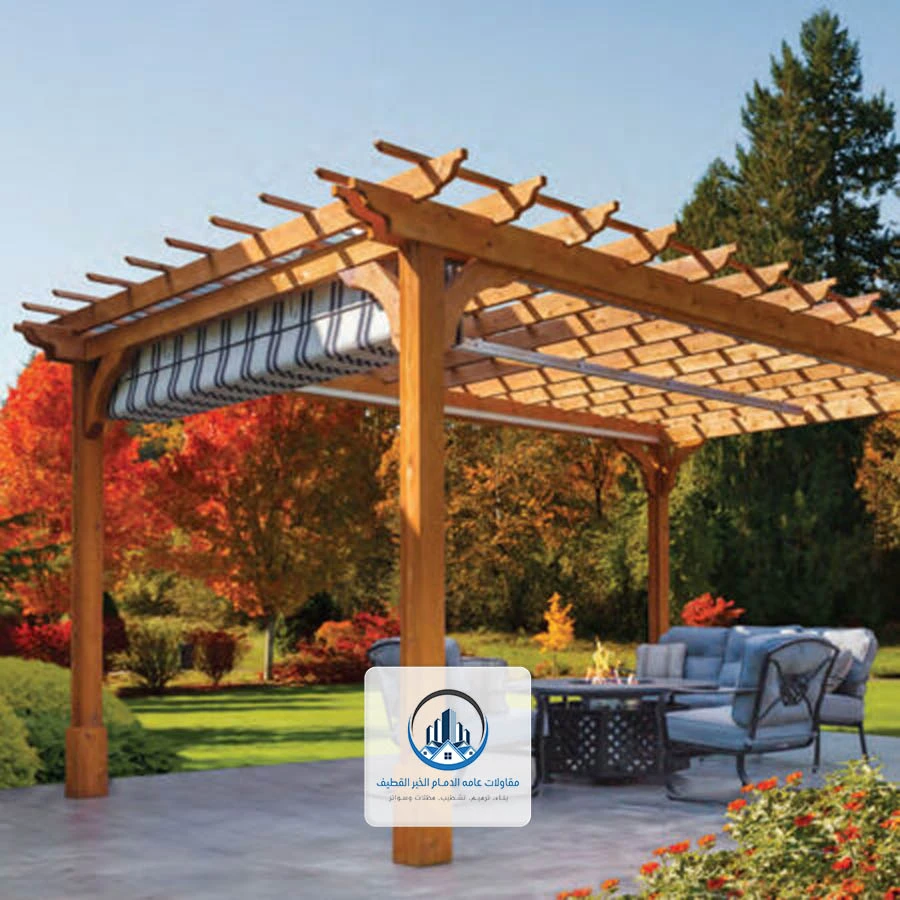 برجولات خشب الخبر